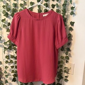 Loft Women's Pink Blouse